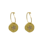 گوشواره چکشی نگین دار