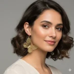 گوشواره آویز پروانه
