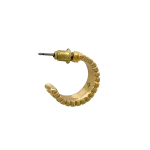 گوشواره میخی نیم حلقه‌ طرحدار