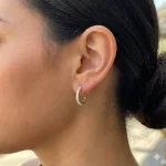 گوشواره مدرن طلایی
