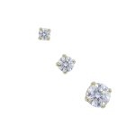 گوشواره میخی تک نگین