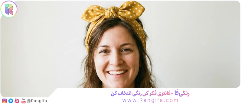 مدل تل سر پارچه‌ای با طرح گره