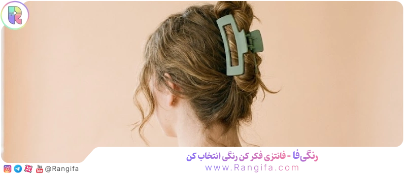 کلیپس چنگکی بزرگ روی مو