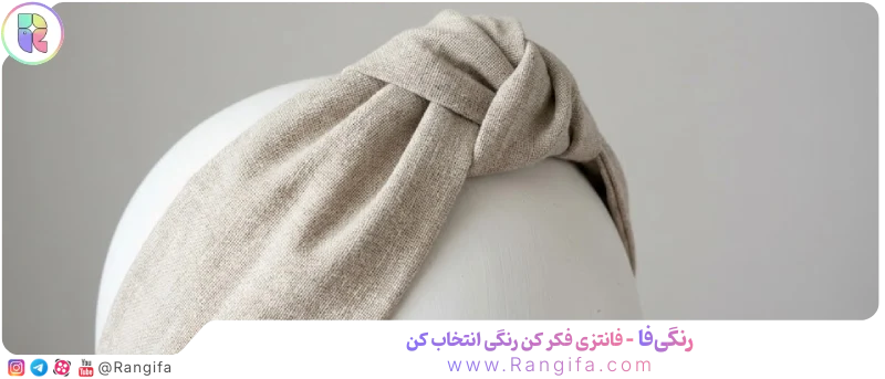  نمای نهایی تل سر مدل گره‌ای