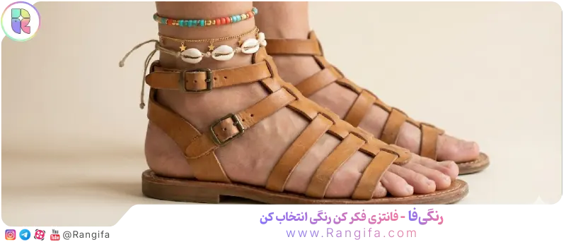 ست صندل گلادیاتوری و پابندهای چندلایه
