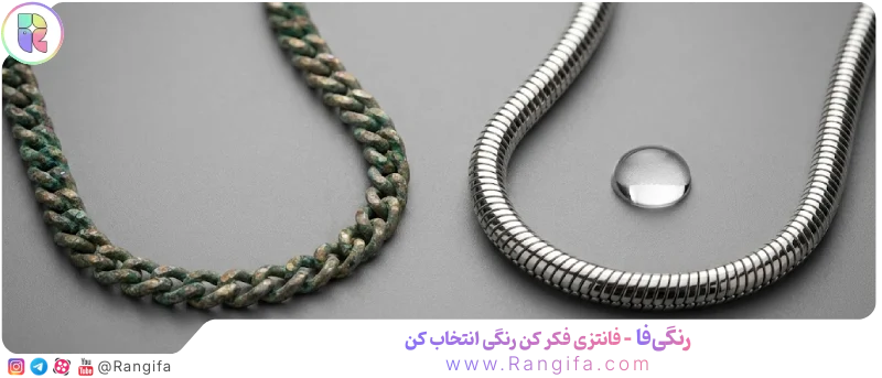 مقایسه جنس اکسسوری در برابر عرق